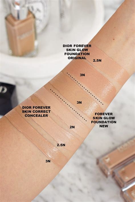 dior forever skin glow swatches 2n|dior forever glow shades.